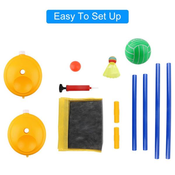 outdoor kids badminton racket set with 2 rackets shuttlecock birdie volleyball and net for children beach game toy sets
outdoor kids badminton racket set with 2 rackets shuttlecock birdie volleyball and net for children beach game toy sets