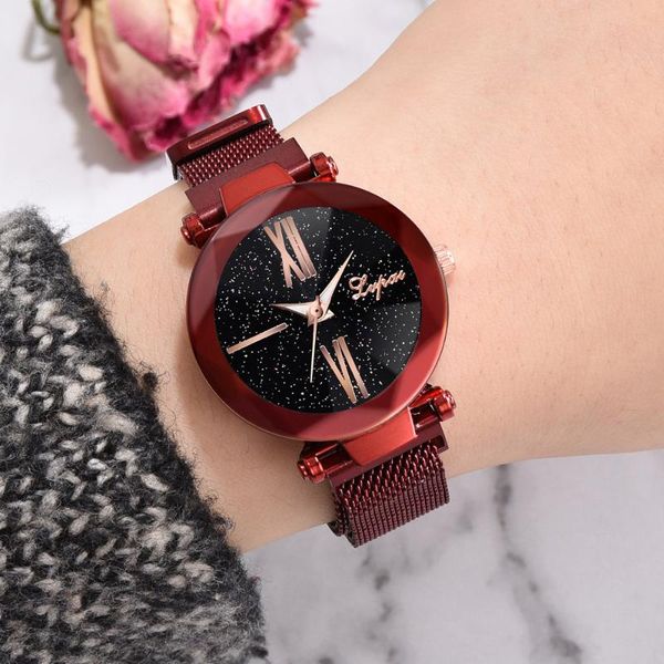 wristwatches lvpai luxury starry sky stainless steel mesh belt watch casual quartz analog ladies clock magnet buckle dress wristwatch q, Slivery;brown
wristwatches lvpai luxury starry sky stainless steel mesh belt watch casual quartz analog ladies clock magnet buckle dress wristwatch q, Slivery;brown