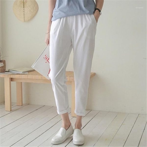 women's pants & capris mazefeng 2021 summer women 6 colors high waist pockets casual cotton and linen ankle-length harem trousers size, Black;white
women's pants & capris mazefeng 2021 summer women 6 colors high waist pockets casual cotton and linen ankle-length harem trousers size, Black;white