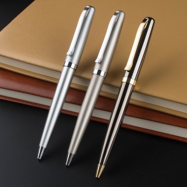 luxury metal pen black refill 0.5mm ballpoint caneta ballpen writing office stationery pens, Blue;orange
luxury metal pen black refill 0.5mm ballpoint caneta ballpen writing office stationery pens, Blue;orange