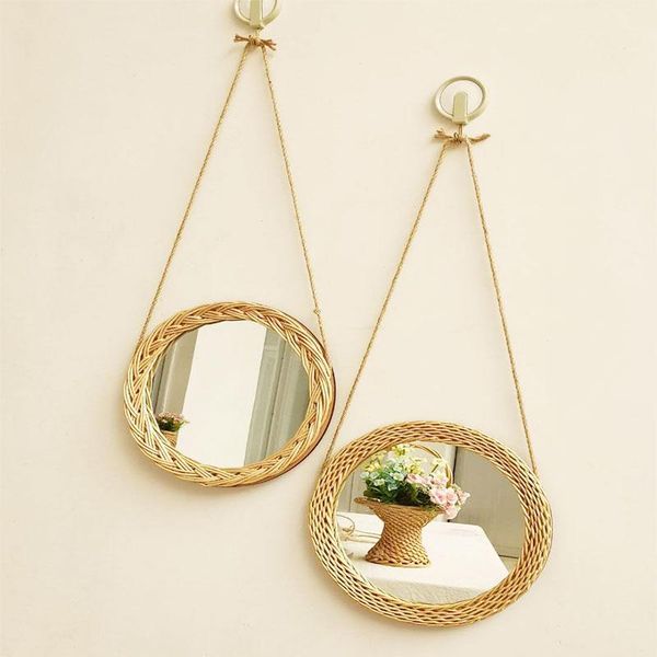 mirrors rattan wicker frame decorative mirror wall hanger cosmetic unique retro pattern trendy
mirrors rattan wicker frame decorative mirror wall hanger cosmetic unique retro pattern trendy
