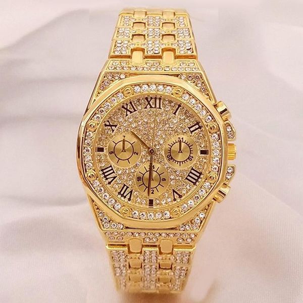 wristwatches luxury gold diamond watches men 316l stainless steel quartz fashion business reloj hombre 2021, Slivery;brown
wristwatches luxury gold diamond watches men 316l stainless steel quartz fashion business reloj hombre 2021, Slivery;brown