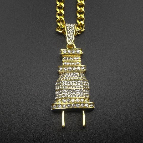 pendant necklaces hip hop rhinestones paved bling iced out gold silver color plug pendants necklace for men rapper jewelry with 30inch cuban
pendant necklaces hip hop rhinestones paved bling iced out gold silver color plug pendants necklace for men rapper jewelry with 30inch cuban