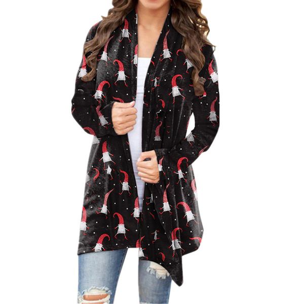 women's christmas cardigan snowman deer print jacket long sleeve simple jacket large size clothes polyester fleece lining, Tan;black
women's christmas cardigan snowman deer print jacket long sleeve simple jacket large size clothes polyester fleece lining, Tan;black