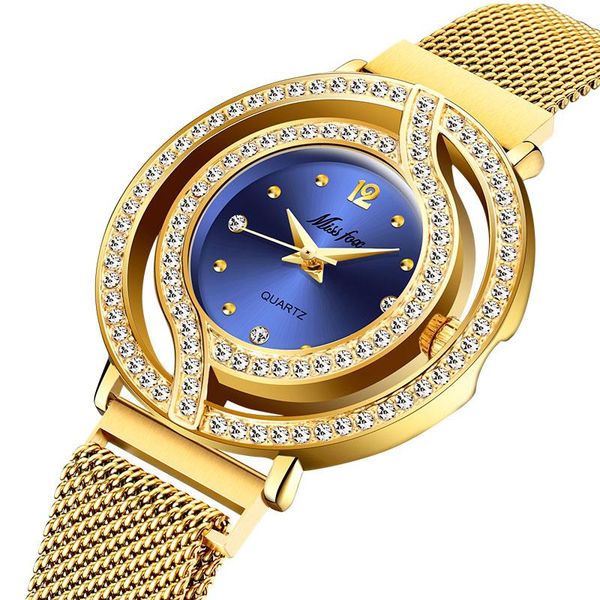 magnetic watch women waterproof diamond watches hollow blue quartz elegant gold ladies wrist wristwatches, Slivery;brown
magnetic watch women waterproof diamond watches hollow blue quartz elegant gold ladies wrist wristwatches, Slivery;brown