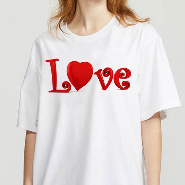 women's t-shirt love letters women summer casual short sleeve lady t shirt 90s girls female clothing tee tshirt oversized, White
women's t-shirt love letters women summer casual short sleeve lady t shirt 90s girls female clothing tee tshirt oversized, White