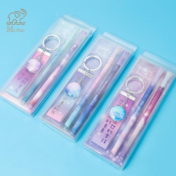gel pens 2 pcs galaxy color pen starry star 0.5mm with card keys chain holder kawaii stationery office school supplies gifts
gel pens 2 pcs galaxy color pen starry star 0.5mm with card keys chain holder kawaii stationery office school supplies gifts
