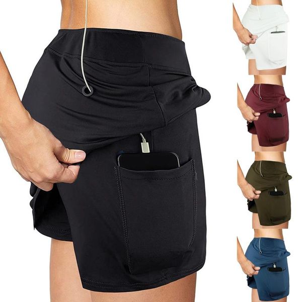 women's shorts sport fitness training balls stretch inside pockets skirts 2021 s comfortable solid elastic waist bermudas, White;black
women's shorts sport fitness training balls stretch inside pockets skirts 2021 s comfortable solid elastic waist bermudas, White;black