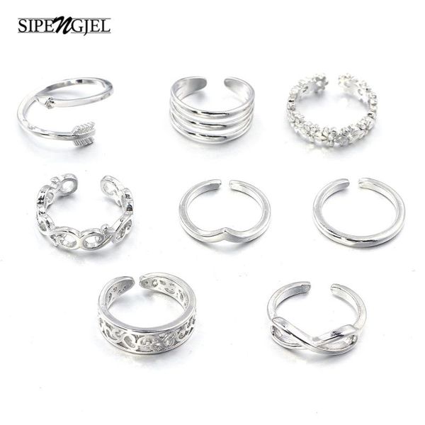 wedding rings sipengjel fashion geometric wave shaped 8 pcs set punk vintage irregular open for women gift jewelry accessories, Slivery;golden
wedding rings sipengjel fashion geometric wave shaped 8 pcs set punk vintage irregular open for women gift jewelry accessories, Slivery;golden