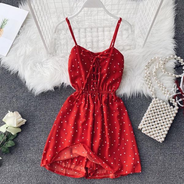 women's jumpsuits & rompers 2021 women wide leg short pants playsuits bohemian style cute dot bow chiffon ladies bodysuits beach wear, Black;white
women's jumpsuits & rompers 2021 women wide leg short pants playsuits bohemian style cute dot bow chiffon ladies bodysuits beach wear, Black;white