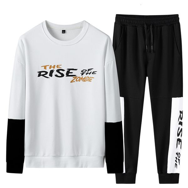 men's tracksuits training suits 2 pieces define casual autumn fashion polyester male suit stitching pullover around neck sportwear stre, Gray
men's tracksuits training suits 2 pieces define casual autumn fashion polyester male suit stitching pullover around neck sportwear stre, Gray