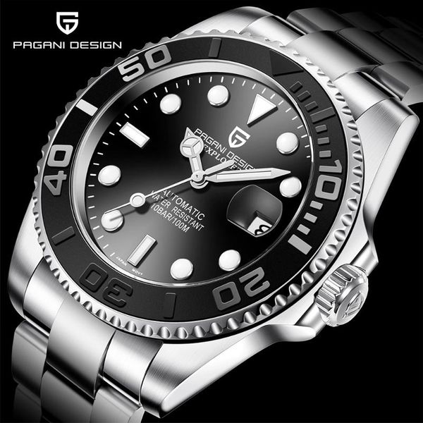 brand automatic mechanical men watch 100m waterproof male sapphire glass sports wrist relogio masculino wristwatches, Slivery;brown
brand automatic mechanical men watch 100m waterproof male sapphire glass sports wrist relogio masculino wristwatches, Slivery;brown
