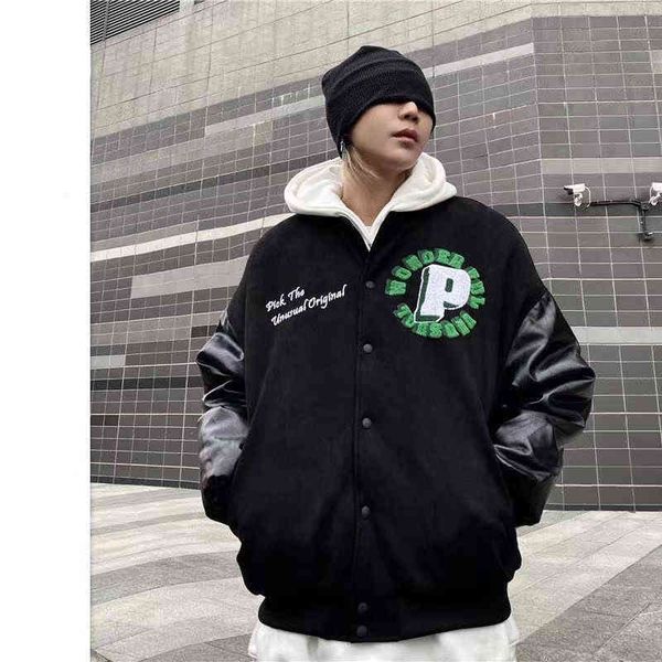 men's jackets letters men's pilot baseball uniform ins retro loose casual american jacket trend new y2k men and women couple v76e, Black;brown
men's jackets letters men's pilot baseball uniform ins retro loose casual american jacket trend new y2k men and women couple v76e, Black;brown
