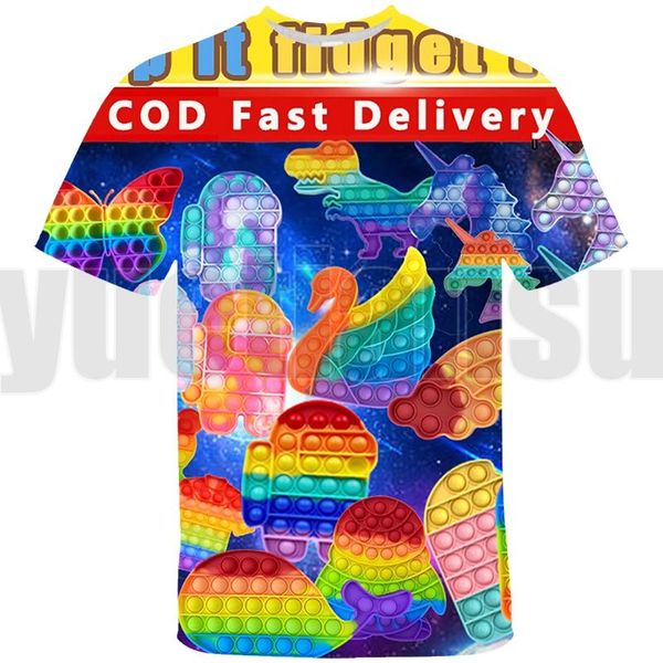 men's t-shirts game fidget 3d adults kids t-shirt oversized rainbow bubble tshirt summer short sleeve boys girls tees, White;black
men's t-shirts game fidget 3d adults kids t-shirt oversized rainbow bubble tshirt summer short sleeve boys girls tees, White;black