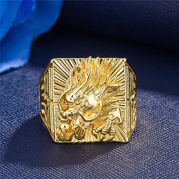 cluster rings domineering gold color dragon ring carving animal adjustable opening cocktail party men's wedding jewelry anniversary gif, Golden;silver
cluster rings domineering gold color dragon ring carving animal adjustable opening cocktail party men's wedding jewelry anniversary gif, Golden;silver