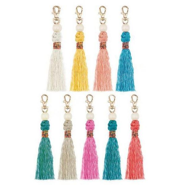 retro diy weave tassel bag hangs handmade knot beads key ring holders fashion jewelry, Slivery;golden
retro diy weave tassel bag hangs handmade knot beads key ring holders fashion jewelry, Slivery;golden