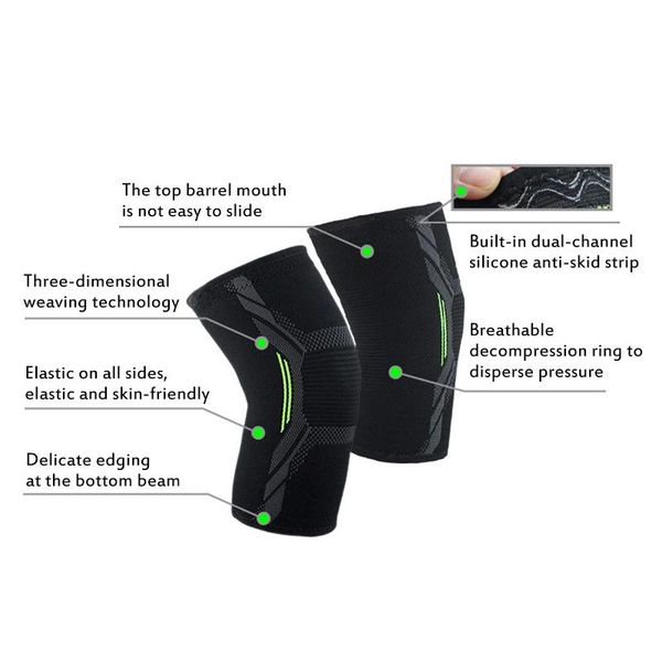 men women knee support compression sleeves joint pain arthritis relief running fitness elastic wrap ng sports elbow & pads, Black;gray
men women knee support compression sleeves joint pain arthritis relief running fitness elastic wrap ng sports elbow & pads, Black;gray