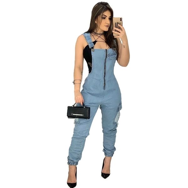 zipper denim women slim bodysuit with pockets straps trousers jumpsuit 210326, Black;white
zipper denim women slim bodysuit with pockets straps trousers jumpsuit 210326, Black;white