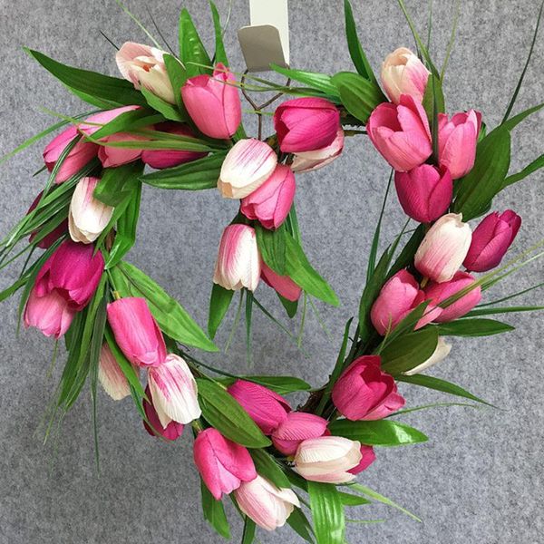 decorative flowers & wreaths diy simulation tulip heart-shaped wreath home decoration hanging ornament wall door window decorations festive
decorative flowers & wreaths diy simulation tulip heart-shaped wreath home decoration hanging ornament wall door window decorations festive