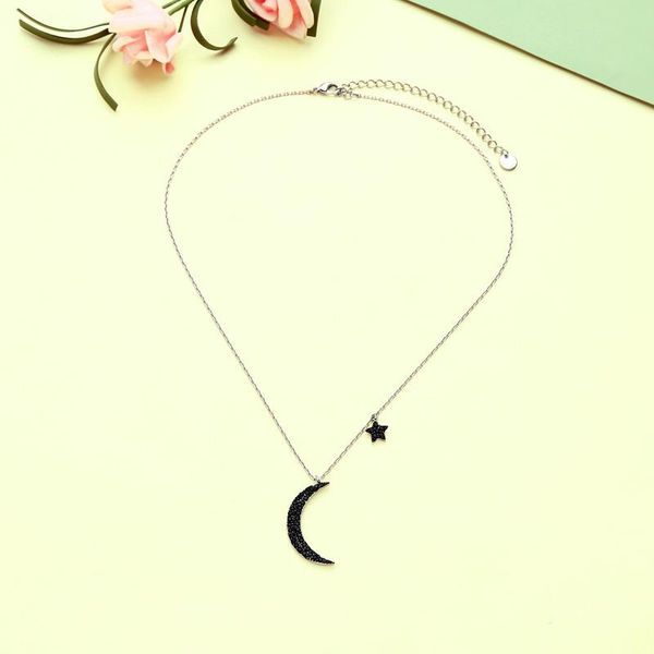 pendant necklaces bulk price black moon jewelry silver color chain zircion for girls
pendant necklaces bulk price black moon jewelry silver color chain zircion for girls