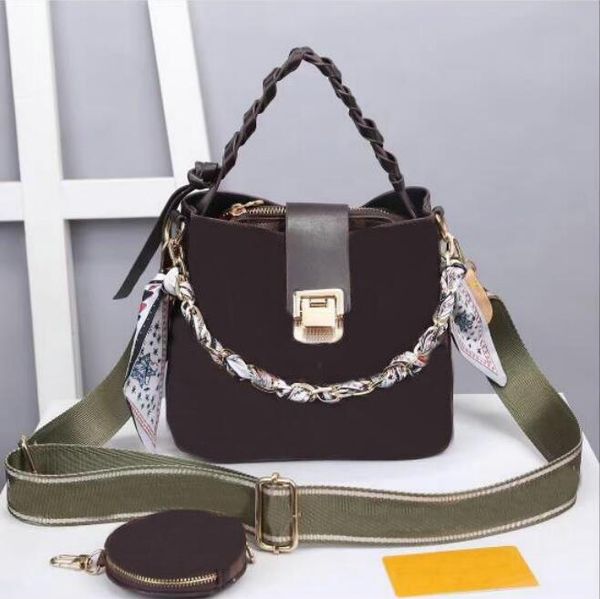 women 13color designer canvas strap handbags shoulder bags leather bucket bag flower plaid printing crossbody purse m4513269
women 13color designer canvas strap handbags shoulder bags leather bucket bag flower plaid printing crossbody purse m4513269