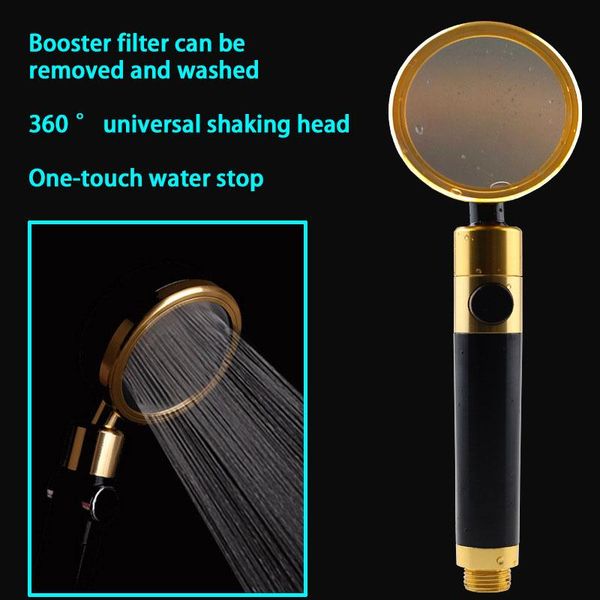 adjustable water saving rain handheld shower space aluminum black gold pressurized negative ion purification filter head bathroom sets
adjustable water saving rain handheld shower space aluminum black gold pressurized negative ion purification filter head bathroom sets