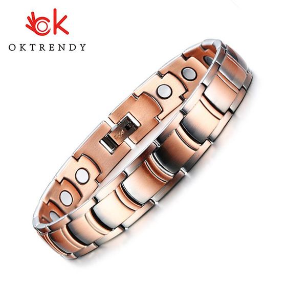 oktrendy magnetic therapy healing bracelets for men copper male health care gift jewelry 3000 gauss energy power 2021 trendy link, chain, Black
oktrendy magnetic therapy healing bracelets for men copper male health care gift jewelry 3000 gauss energy power 2021 trendy link, chain, Black