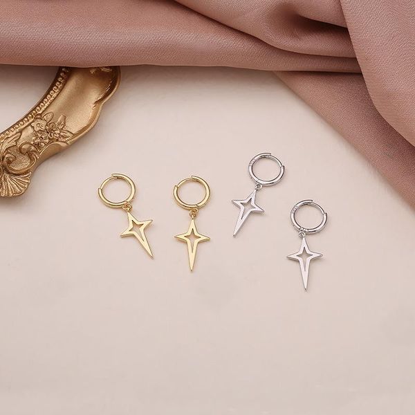 hoop & huggie 925 sterling silver korean cross earrings simple temperament exquisite semale jewelry gift, Golden;silver
hoop & huggie 925 sterling silver korean cross earrings simple temperament exquisite semale jewelry gift, Golden;silver