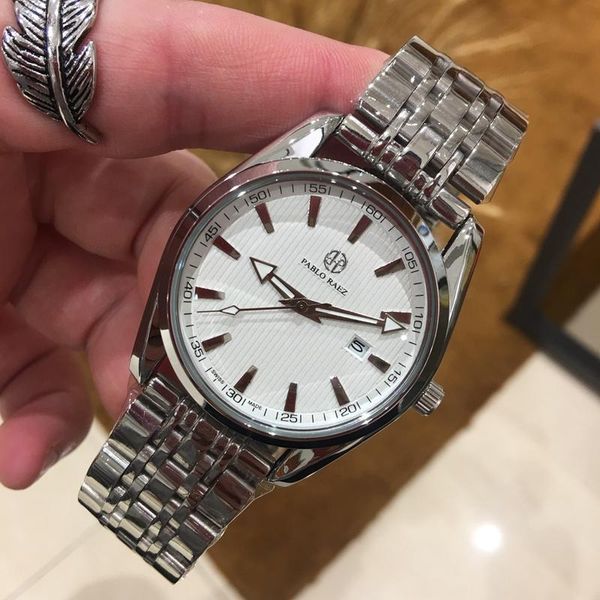 wristwatches pablo raez 100% steel man watch luxury business sell clock fashion style calendar quartz heavy wristwatch reloj hombre, Slivery;brown
wristwatches pablo raez 100% steel man watch luxury business sell clock fashion style calendar quartz heavy wristwatch reloj hombre, Slivery;brown
