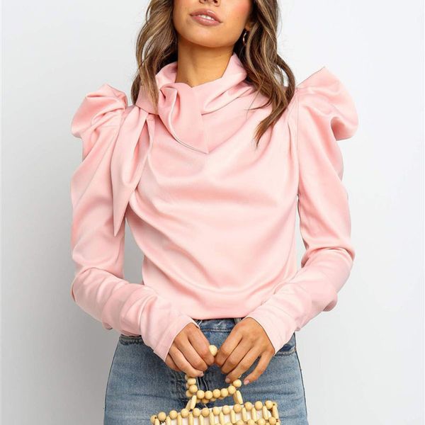 2021 fashion women satin blouses bow neck long sleeve elegant ladies autumn blouse office lady shirts female blusas s-xlby air, Black;white
2021 fashion women satin blouses bow neck long sleeve elegant ladies autumn blouse office lady shirts female blusas s-xlby air, Black;white