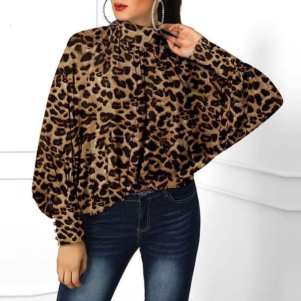 blouses elegant office ladies leopard shirts women'tunic long sleeve high neck casual 2021 vonda plus size women'blouse oversized, White
blouses elegant office ladies leopard shirts women'tunic long sleeve high neck casual 2021 vonda plus size women'blouse oversized, White