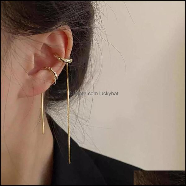 jewelryins simple double line tassel no piercing ear cuff earring aessories punk gold color jewelry clip earrings for women drop delivery 20, Silver
jewelryins simple double line tassel no piercing ear cuff earring aessories punk gold color jewelry clip earrings for women drop delivery 20, Silver