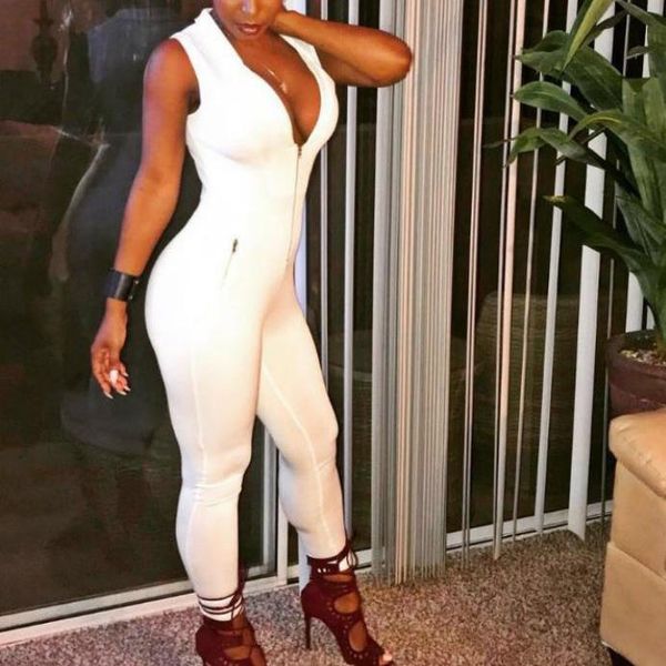 women's jumpsuits & rompers jumpsuit women bodycon zipper sleeveless white 2021 summer sheath skinny plain evening party night s, Black;white
women's jumpsuits & rompers jumpsuit women bodycon zipper sleeveless white 2021 summer sheath skinny plain evening party night s, Black;white