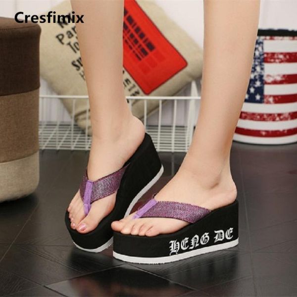 cresfimix women cute comfortable 7cm flip flops lady cool red letter female a678 slippers, Black
cresfimix women cute comfortable 7cm flip flops lady cool red letter female a678 slippers, Black