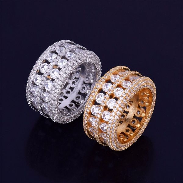 mens hip hop iced out stones rings fashion gold wedding ring jewelry simulation diamond ring 3424 q2, Silver
mens hip hop iced out stones rings fashion gold wedding ring jewelry simulation diamond ring 3424 q2, Silver