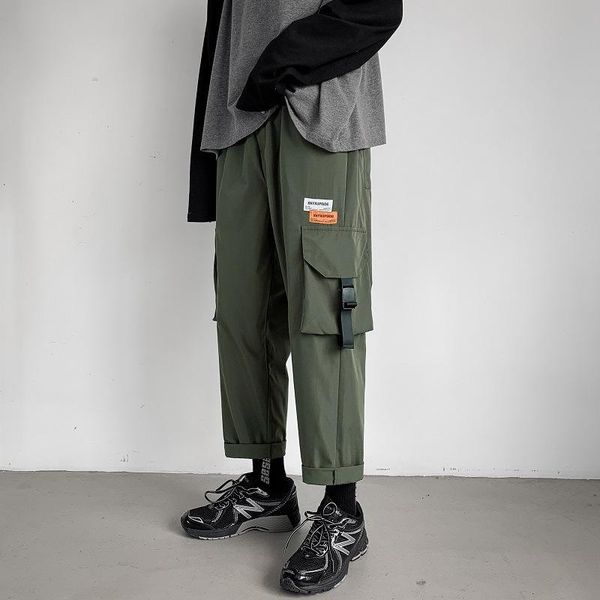 mens cargo pants multi pocket harem male streetwear fashion casual jogging elastic waist trousers xxxl men's, Black
mens cargo pants multi pocket harem male streetwear fashion casual jogging elastic waist trousers xxxl men's, Black