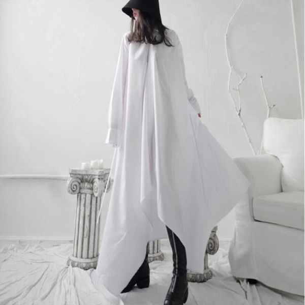 casual dresses autumn ladies pure color long loose feeling personality irregular design small sleeve shirt skirt, Black;gray
casual dresses autumn ladies pure color long loose feeling personality irregular design small sleeve shirt skirt, Black;gray