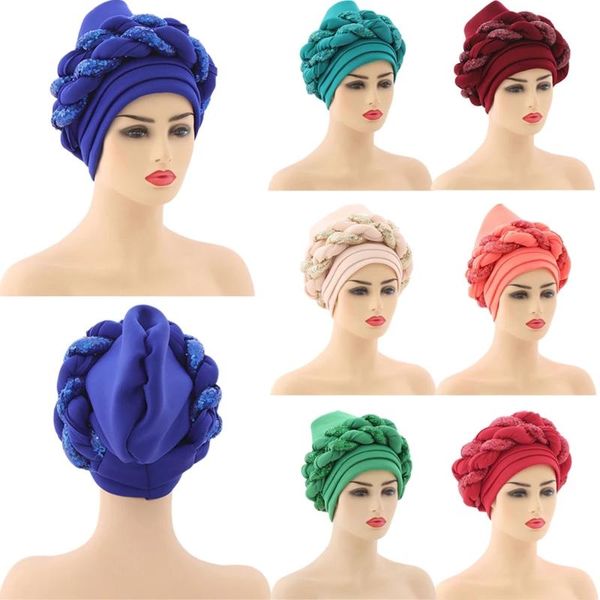 ethnic clothing latest shinning sequins turban cap for women ready female head wraps african auto geles aso oke headtie already made, Red
ethnic clothing latest shinning sequins turban cap for women ready female head wraps african auto geles aso oke headtie already made, Red