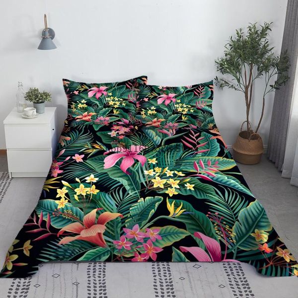 sheets & sets tropical greenery bed sheet set 3d printed polyester green leaves flat with case linen for adults kids
sheets & sets tropical greenery bed sheet set 3d printed polyester green leaves flat with case linen for adults kids