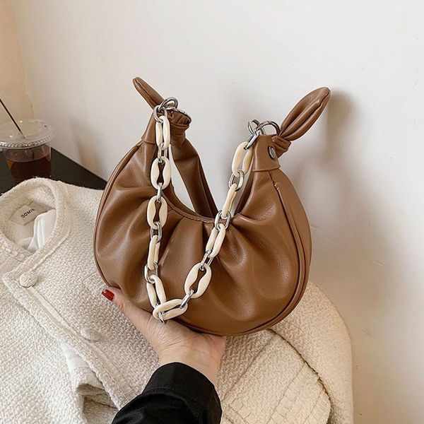evening bags fashion chain design armpit shoulder for women 2021 summer travel female bag luxury folds pu leather women's brand handbag
evening bags fashion chain design armpit shoulder for women 2021 summer travel female bag luxury folds pu leather women's brand handbag