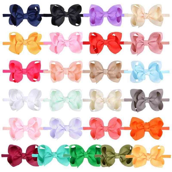 25 ports/batch solid nylon bowknot tape baby headband for girls bands electrical turban craft headwear children accessory to hair, Pink
25 ports/batch solid nylon bowknot tape baby headband for girls bands electrical turban craft headwear children accessory to hair, Pink
