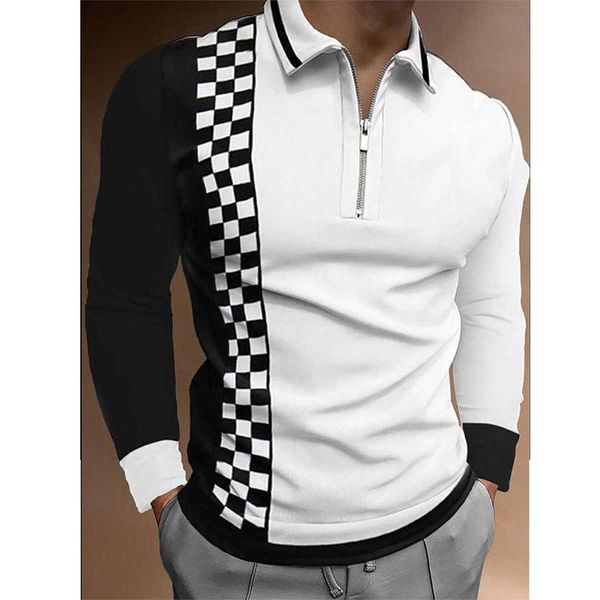 men's polos mens fashion patchwork long sleeve shirts 2021 autumn streetwear casual turn-down collar zipper men loose shirt, White;black
men's polos mens fashion patchwork long sleeve shirts 2021 autumn streetwear casual turn-down collar zipper men loose shirt, White;black