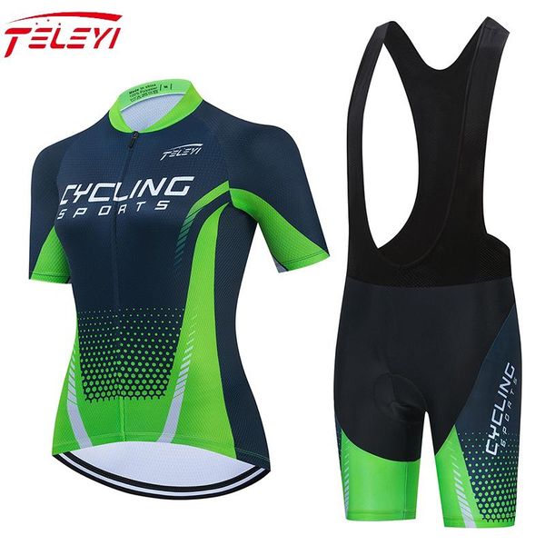 racing sets cycling clothing teleyi jersey set women's road bike shirts suit bicycle bib shorts mtb wear maillot culotte, Black;blue
racing sets cycling clothing teleyi jersey set women's road bike shirts suit bicycle bib shorts mtb wear maillot culotte, Black;blue