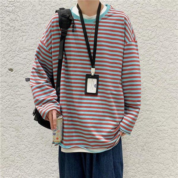 men's t-shirts oversized t shirt striped long sleeve o neck hollow out korean fashion harajuku hip casual loose cotton clothing male, White;black
men's t-shirts oversized t shirt striped long sleeve o neck hollow out korean fashion harajuku hip casual loose cotton clothing male, White;black
