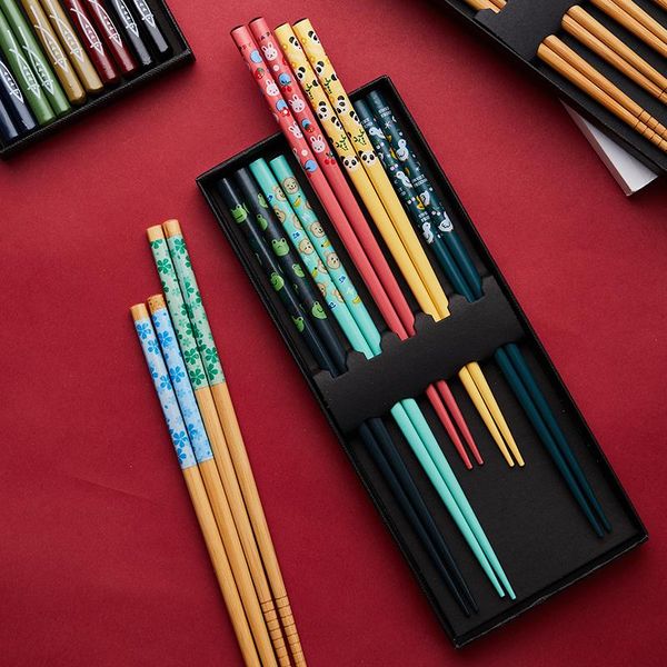 wooden chop sticks 5 pairs chinese style wood noodle kitchen bamboo family chopstick cute chopsticks set eating utensils
wooden chop sticks 5 pairs chinese style wood noodle kitchen bamboo family chopstick cute chopsticks set eating utensils