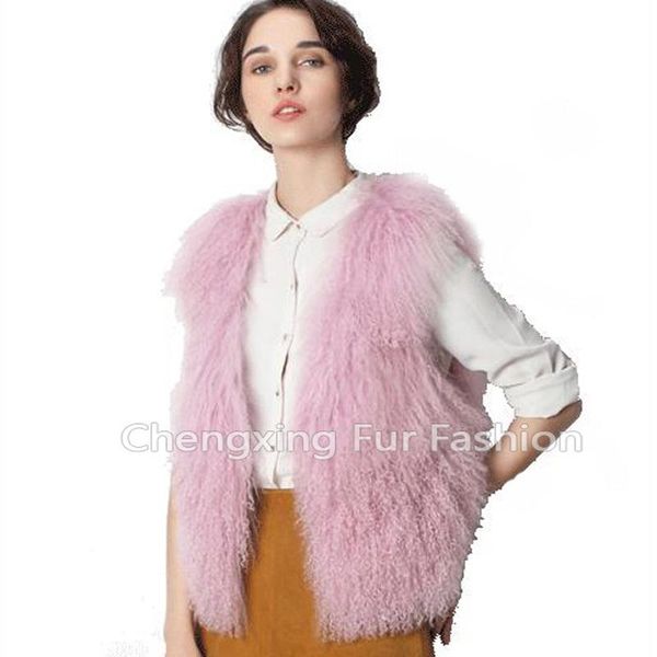 women's vests cx-g-b-191c short style european autumn and winter genuine mongolian sheep fur vest, Black;white
women's vests cx-g-b-191c short style european autumn and winter genuine mongolian sheep fur vest, Black;white