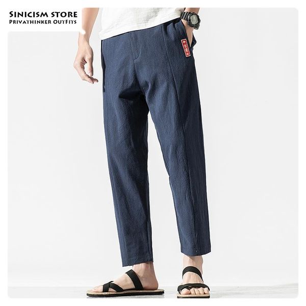 men's pants sinicism store 2021 men vintage tang clothes cotton linen mens oversize casual chinese style harem male trousers, Black
men's pants sinicism store 2021 men vintage tang clothes cotton linen mens oversize casual chinese style harem male trousers, Black
