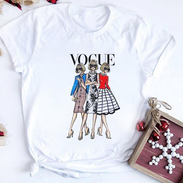 women's t-shirt plus size t-shirts for women casual tee fashion vogue printed female harajuku summer t shirt woman clothing, White
women's t-shirt plus size t-shirts for women casual tee fashion vogue printed female harajuku summer t shirt woman clothing, White
