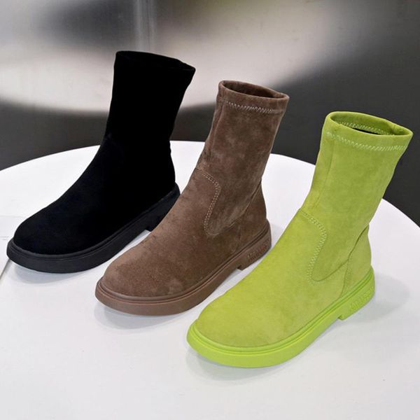 boots 2021 stretch female ankle candy colors women flat shoes short non-slip suede botas mujer, Black
boots 2021 stretch female ankle candy colors women flat shoes short non-slip suede botas mujer, Black