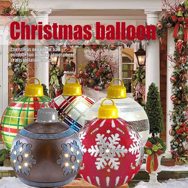 party decoration 60 cm christmas ball outdoor atmosphere pvc inflatable toy home gift navidad
party decoration 60 cm christmas ball outdoor atmosphere pvc inflatable toy home gift navidad